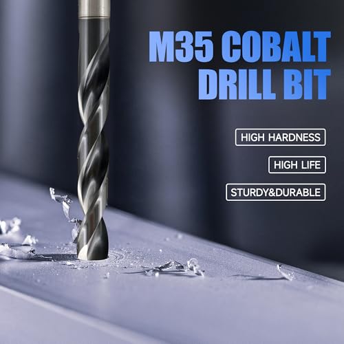 Pro Edge Technology TiAlN Coated Cobalt Drill Bit Set