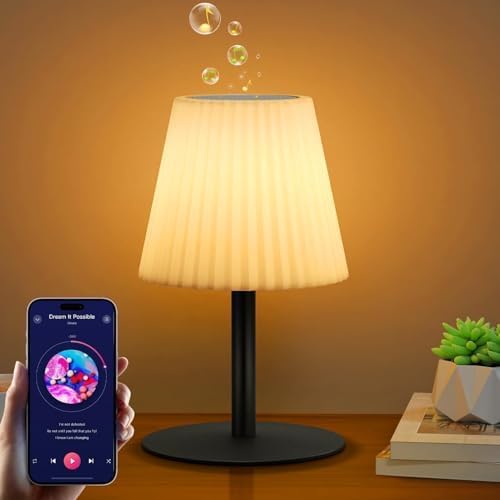NiceBuy Shower Lamp with Speaker IP44 Waterproof...