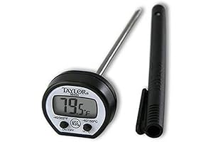TAYLOR Digital Pocket Meat Thermometer with Battery