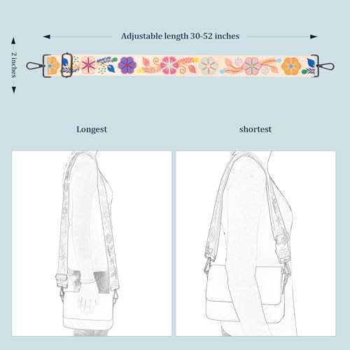 Image of chushui Knit Purse Strap,Replacement Crossbody Wide Adjustable Shoulder Strap for Bag Handbag