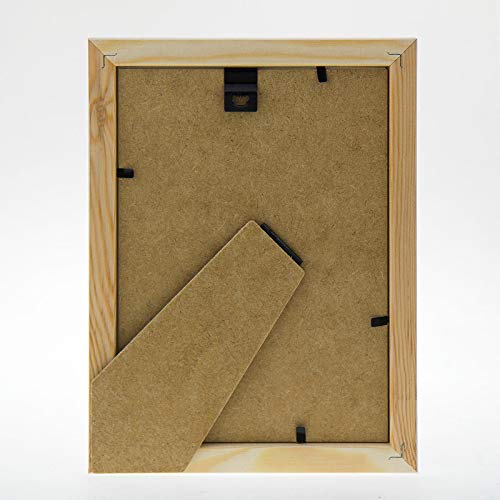 Zep Lago Cornice portafoto, Legno, Bianco/Blu, 26 x 14 x 2 cm