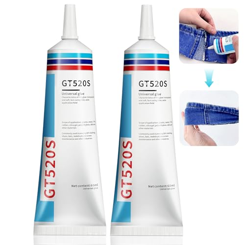 Colla Per Tessuti Trasparente 60ml - 2 Pezzi, Resistente Al Lavaggio, Per Cotone, Denim E Sintetici - Foto 6