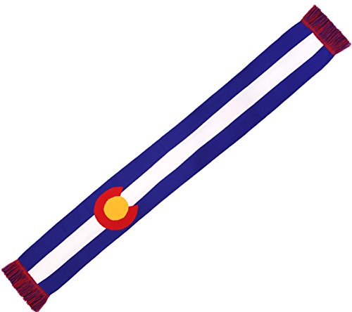 Colorado Flag High Definition HD Knit Scarf3