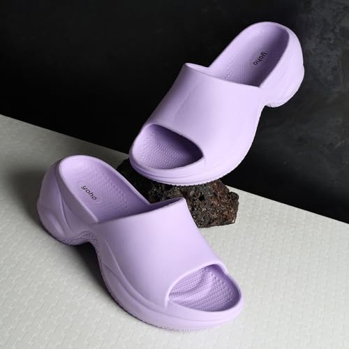 Image of YOHO SLR 102 Slip-Ons for Women | One-Piece EVA Build | Lightweight & Water-Resistant | Ergonomic Contour Design | Bold Fashion Silhouette | Sculpted Footbed | All-Day Ease