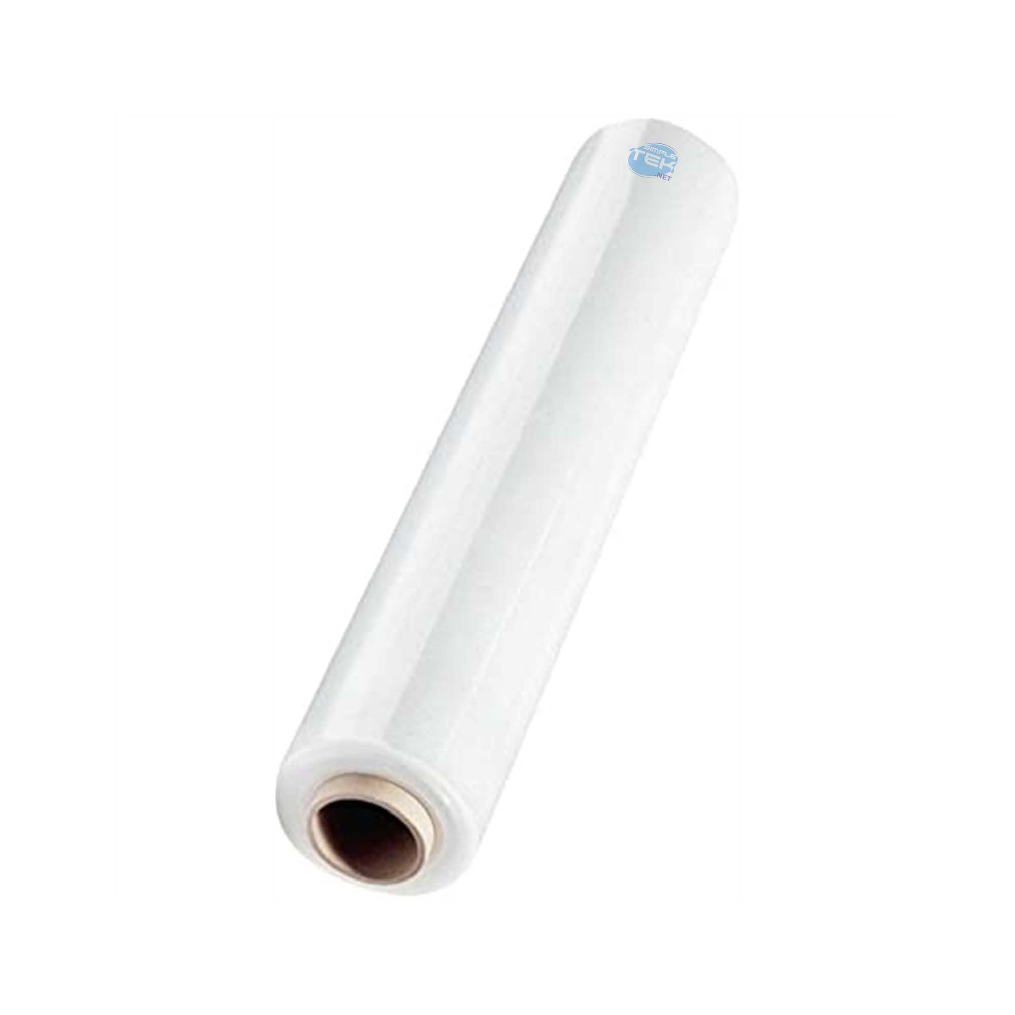 SIMPLETEK - 12 rouleaux de bobine de film extensible blanc 50 cm 2,2 kg 160 m 30 microns emballages professionnels (12 pièces)