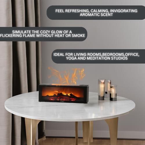 Difusor aromático eléctrico Fireplace Humidifier Diffuser miniatura 2