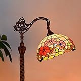 AMBITO DI APPLICAZIONE: lampada da terra in stile Tiffany, adatto per camere da letto, sale studio, sale riunioni, ristoranti, caffè bar, KTV, case da tè e altri luoghi di vita. regalo elegante sicuro di essere apprezzato dai colleghi di lavoro, clienti, amici e amante.