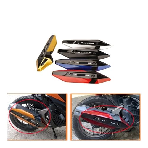 Couvercle tuyau échappement moto bouclier thermique contre la surchauffe