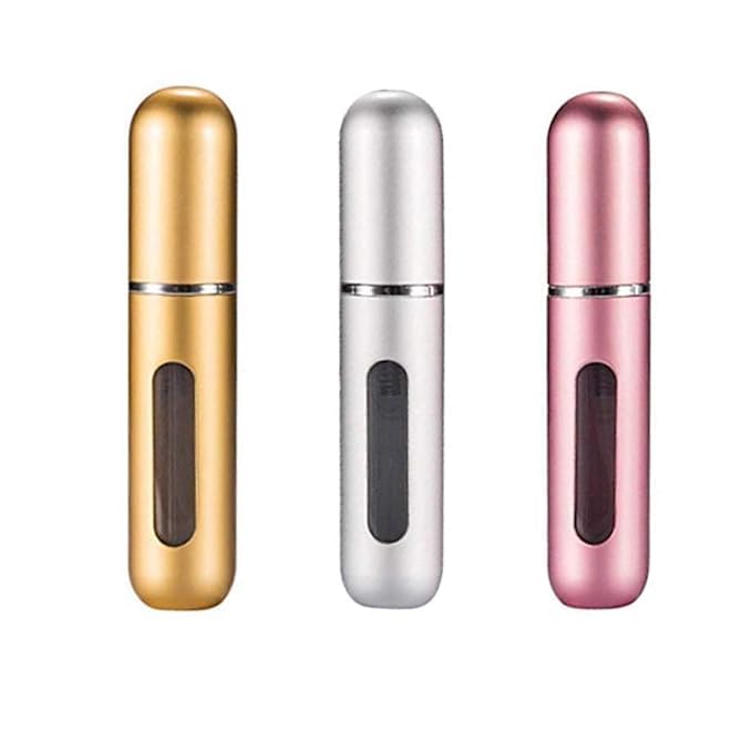 Refillable Mini Perfume Bottle 3 Pc's Compact Refillable Atomizer Travel-Friendly Pocket-sized Portable Refillable Sprayer, Small, Sleek, Everyday Use (Pack of 3)-image-19