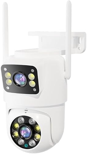Q8216 4MP Two-way Voice Outdoor IP66 Waterproof WiFi Camera, Plug Type:AU Plug(White)