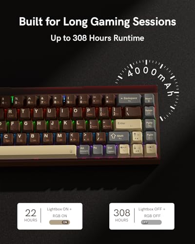 Mechanical Keyboard Wireless Hot-Swappable