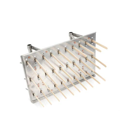 Popsicle Molds Set Stainless Steel 30 Cavities Homemade Ice Pop Molds Ice Lolly Popsicle Holder for DIY Ice Cream (30Pcs/Model C)