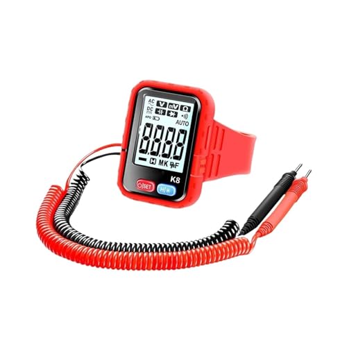 Multimètre de poignet rechargeable avec test de résistance et continuité précis