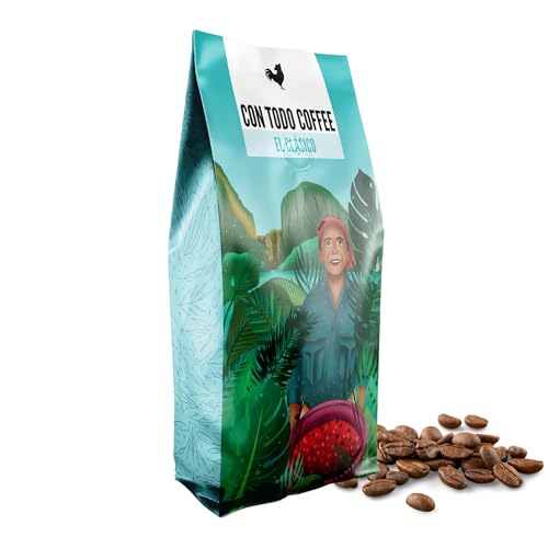 Con Todo Coffee, 100% café mexicano tostado medio granos 8oz