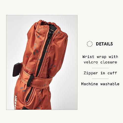 Image of Hestra Baby Zip Long Mitt (Child 1-9yrs) | Waterproof, Insulated Mittens for Toddlers & Kids for Winter & Playing in the Snow