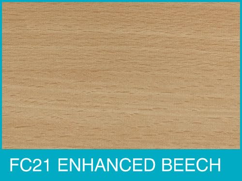 4 x FC21 ENHANCED BEECH surround for Laminate Flooring Overall size: 45mm to suit 15MM pipes, LASER CUT, EASYFIT - Image 2