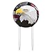 GRAPHICS & MORE Acrylic American Bald Eagle Flag USA Patriotic Cake Topper Party Decoration for Wedding Anniversary Birthday Graduation