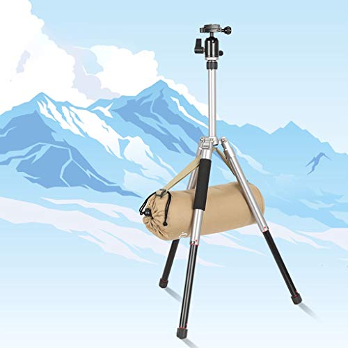 FEANG 63"Stativ telefonisch, leichte 360-Grad Kugelkopf Professionelle tragbare Kamera-Stativ-Monopod for Reisen und Arbeit (Color : C) – Bild 4