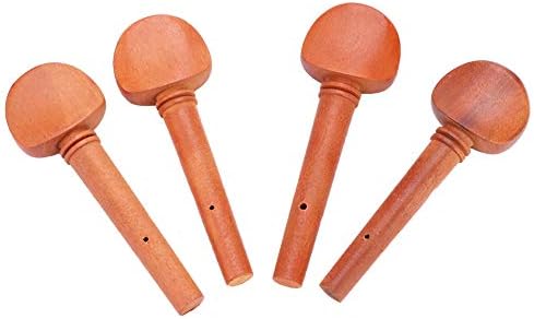 4 clavijas de afinación de violín de madera de azufaifo para violón accesorios de rendimiento