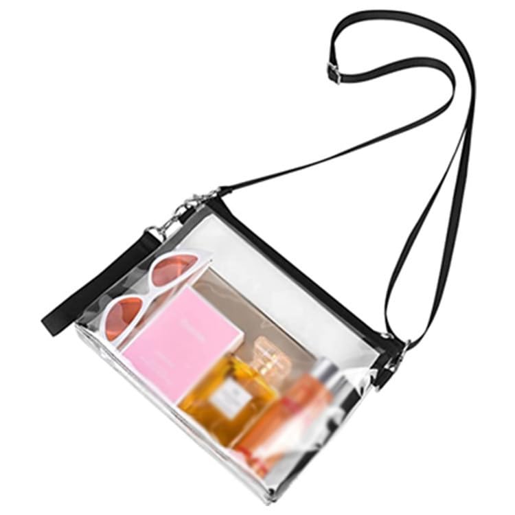 Women's Fashionable Transparent Shoulder Messenger Bag Simple and Versatile Portable Horizontal Messenger Bag2