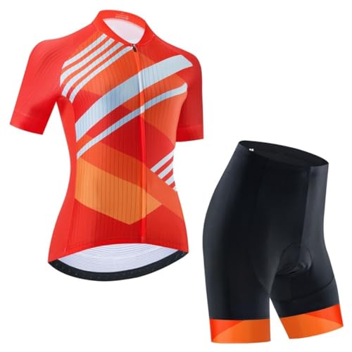 Combinaison de cyclisme d'été femme maillot manches courtes et short cycliste taille XS à 4XL
