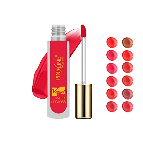 Image of PinkLine Classic Waterproof Long Lasting Smooth Soft Reach Colors Full Lips Gloss For Women Gift (Pack of 12) (Set B)