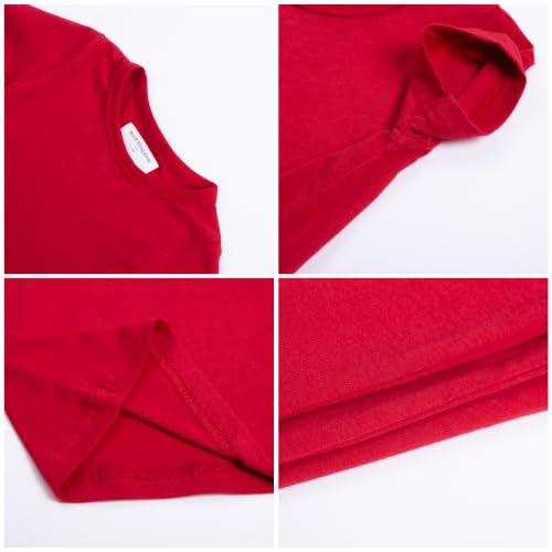 Image of Mud Kingdom T-Shirt for Boys Short Sleeve Plain Cotton Classic Summer Casual Stripe
