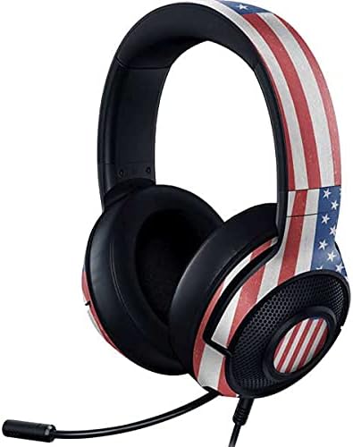 Skinit Decal Skin Compatible with Razer Kraken X Gaming Headset - Skinit Originally Designed American Flag Distressed Design