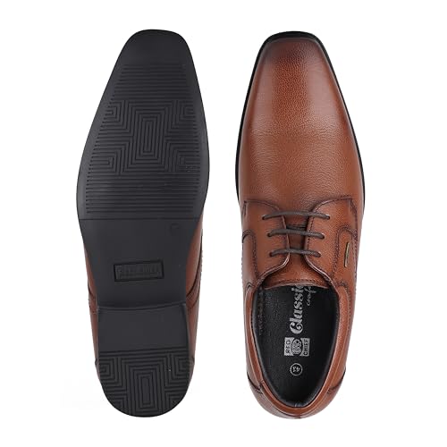 Image of Red Chief Genuine Leather Formal Derby Shoes for Men | Lace-Up Shoes for Men | RC3973LR