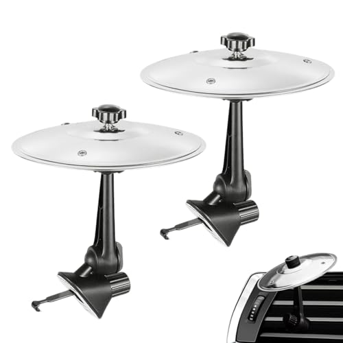 Ventilación de platillos de coche, 2 pcs platillo de tambor de coche, Tambores de Aire Pla-tillo para Co-che, mini pla-tillo de tambor para co-che, para sedán, camión