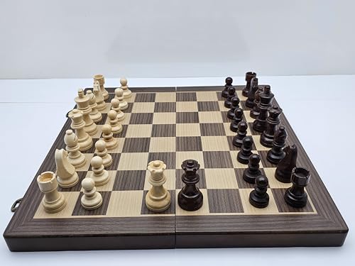 50% Off 15-Inch Magnetic Wooden Chess Set - Now $19.99