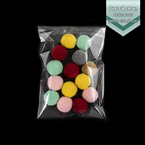 Golden State Art, Pack Of 100, 5 1/4 X 7 1/8 Inches Crystal Storage Bags - Acid-Free Clear Sleeves - Fit For 5X7 Photo Framing Mats Gifts (Ns1) #TOP3