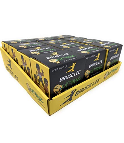 DIAMOND SELECT TOYS Bruce Lee D-Formz PVC Figures Blind Mystery Box 12-Count Display, Multicolor, 3 inches