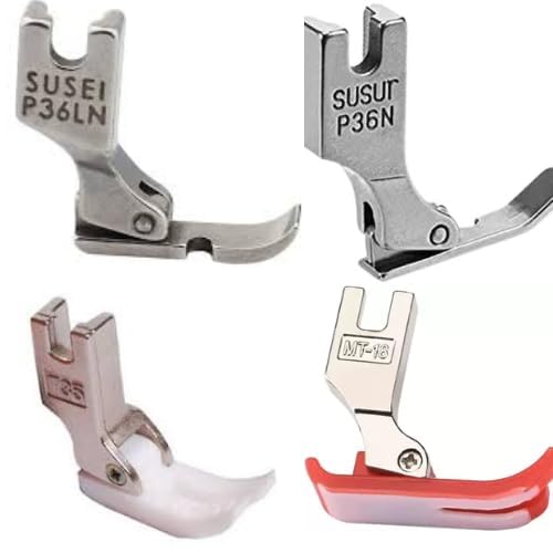 Set of 4 Presser Feet Combo P36LN, P36N, MT18 & T35 | Zipper & Teflon Shoe Presser Foot for Industrial Sewing Machines-image-30