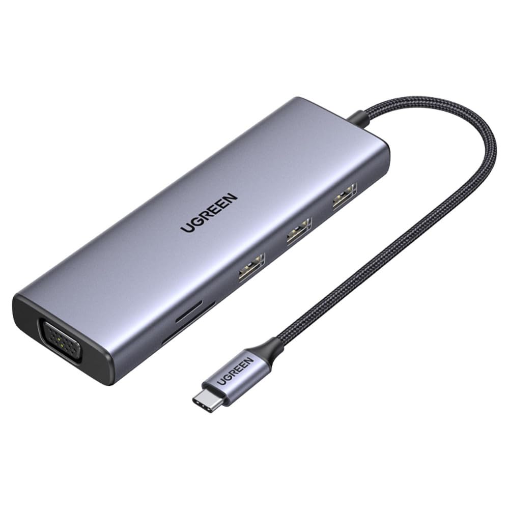 UGREEN Revodok USB-C 6-in-1 Hub met 4K HDMI USB Type-C 10000 Mbit/s