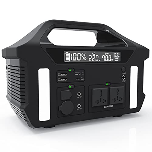 Fuente de alimentación portátil para exteriores, energía de respaldo para camping y oficina en casa, almacenamiento de energía de onda sinusoidal de alta potencia