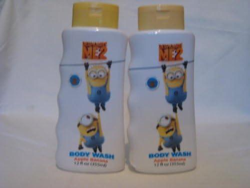 Despicable Me 2 Body Wash Apple Banana Scented 12 Fl Oz (2 Pack)