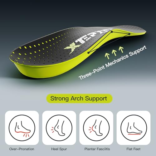 2025 Sport Carbon Fiber Performance Insoles –Customized Inserts, Non-Cleated Shoes–Basketball, Volleyball, Racquet Sports, Running & More–Run Faster, Jump Higher, Recover Quicker, Protect from Injury2