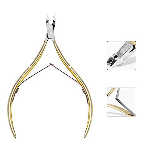 Professionelle Nagelhautzange Zangen Nagelknipser, Nagelhautzange aus Edelstahl, Nagelpflegewerkzeuge für Maniküre und… – Bild 4