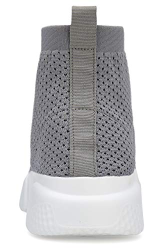 Image of Santiro Men's Running Shoes Breathable Knit Slip On Sneakers
