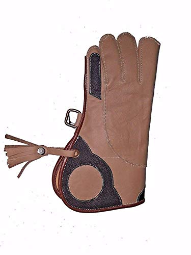 Gant fauconnerie double peau pour éviter les griffures de rapace en cuir