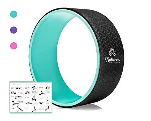 Nature's Integrity Yoga Wheel 13" [Elite Series] - for Stretching, Back Pain, Improving