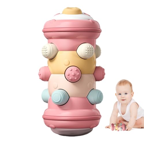 Juguete de rodillos rastreros, juguete de rodillos deslizantes – en movimiento para el centro de juegos sensorial, colorido para el desarrollo temprano y el aprendizaje