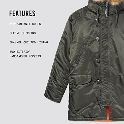 Alpha Industries Men's Slim Fit N-3b Parka4