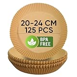 Photo Gallery 125pcs manny s lab carta forno per friggitrice ad aria Ø24cm (base 20cm), carta per friggitrice ad aria monouso bpa free, accessori friggitrice ad aria, antigrasso e resistenti al calore Photo Gallery 125pcs manny s lab carta forno per friggitrice ad aria Ø24cm (base 20cm), carta per friggitrice ad aria monouso bpa free, accessori friggitrice ad aria, antigrasso e resistenti al calore