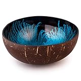 Kaloogo® Cocobowl Splash Kokosnuss Schale (blau)