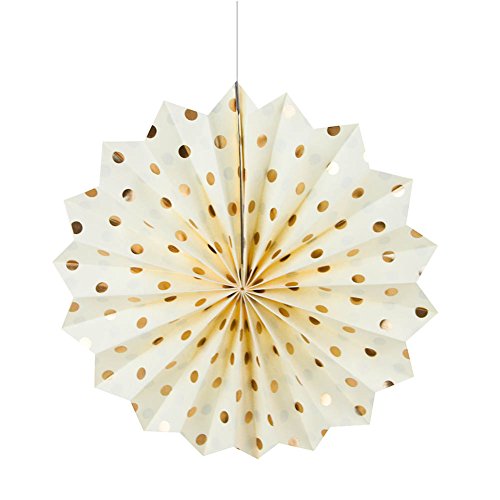 Sunbeauty Pack Of 7 Paper Fans Decorations Kit Wedding Bridal Shower Baby Shower Birthday Decoration Hanging Paper Honeycomb Decoration, Cream Mint Green Rose Pink #TOP4