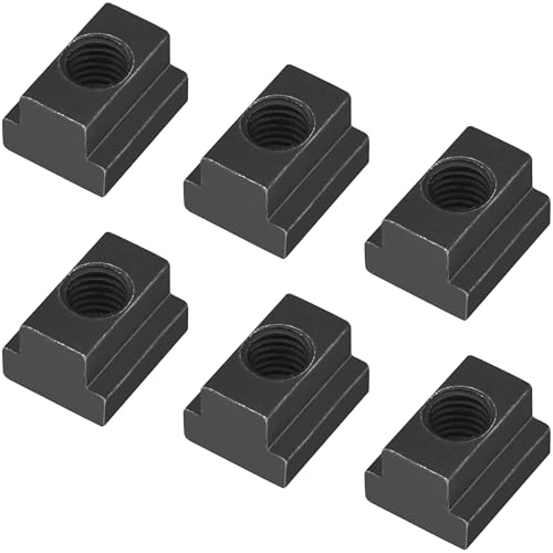 6 PCS T-Slot Nuts,T-Sliding Nut Blocks – Ideal for Machine Tool Workbenches (M8)