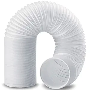 Zomia Portable Air Conditioner Hose 5 Inch Diameter, AC Exhaust Hose Anti-Clockwise Thread Up to 80