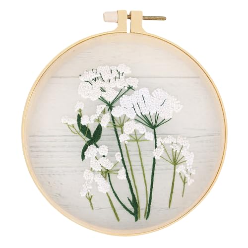 Point de croix adultes débutants fleurs Huacan : votre pause créative à la maison